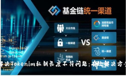 ### 如何解决Tokenim私钥长度不符问题：有效解决方案和预防措施