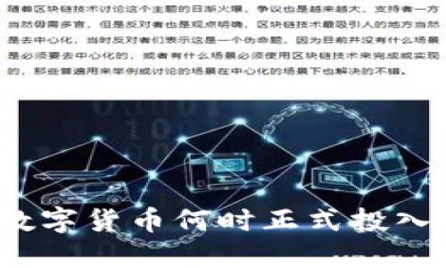 央行数字货币何时正式投入使用？